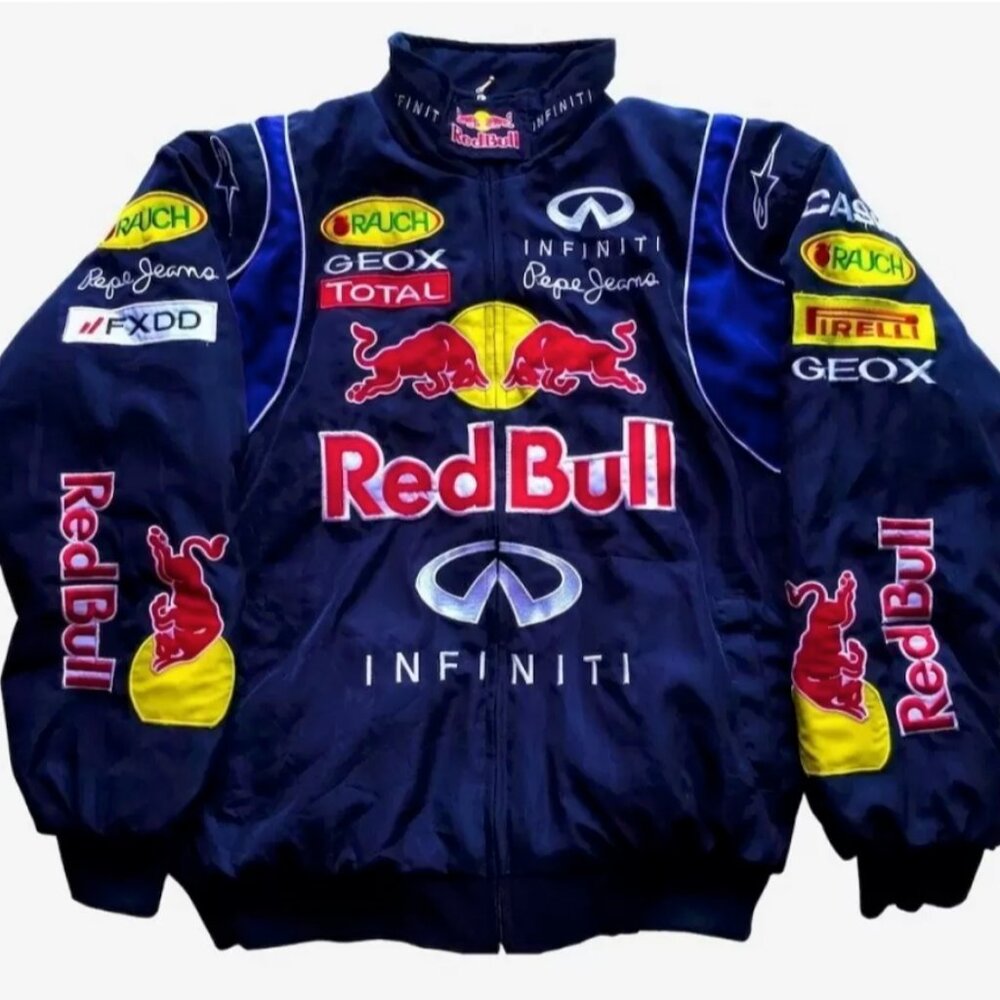 Racing Blue Bomber Jacket